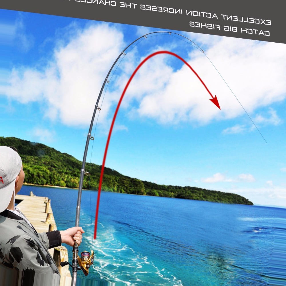 Sougayilang 1.5-3.0m Telescopic Fishing Rod Spinning Rods Carbon Fiber Material Portable Fishing Rod Fishing Tackle De Pesca