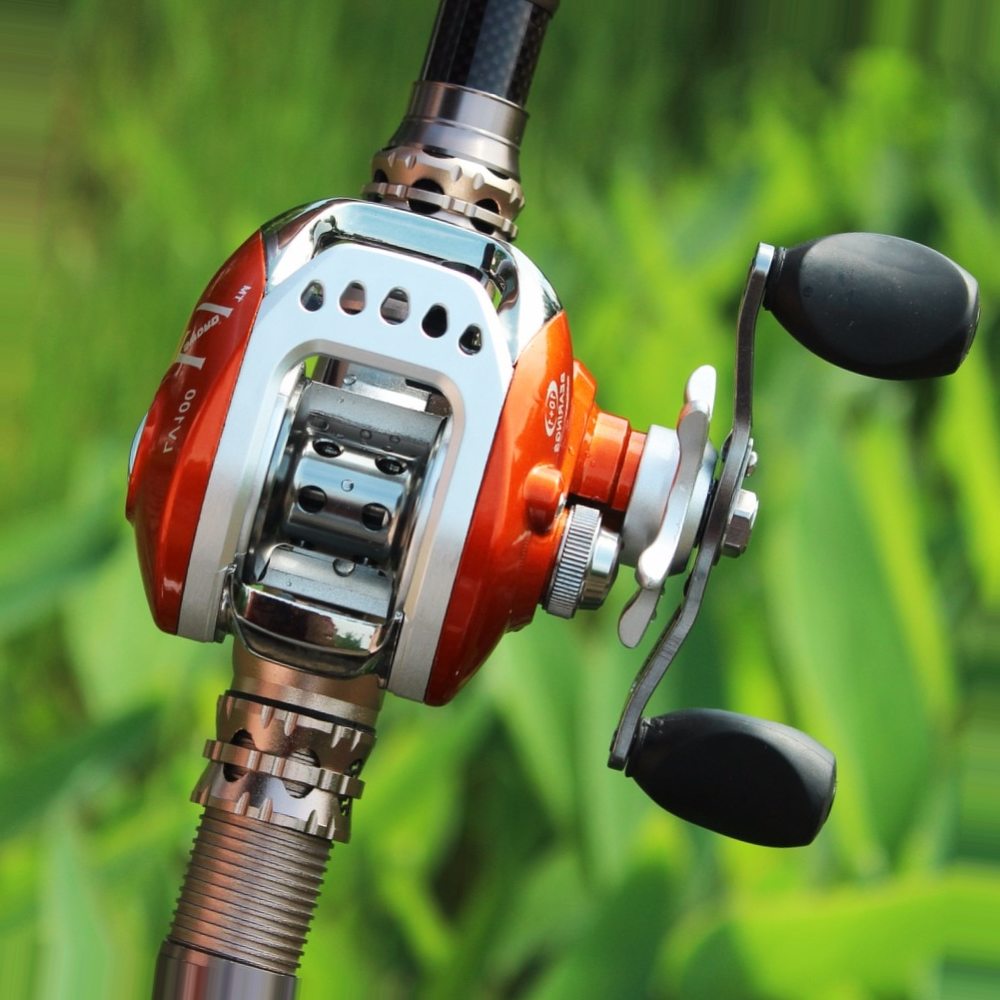 Sougayilang 180-360cm Telescopic Fishing Rod and Baitcasting Fishing Reel Combo Spinning Fishing Rod Left/Right Hand Reel Wheel