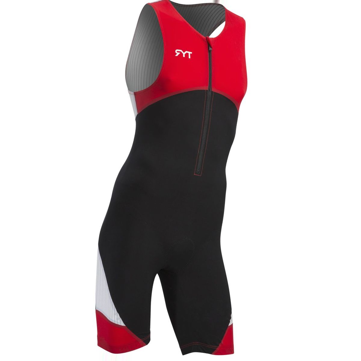 TYR Padded Carbon Front Zip Tri Suit - Men's