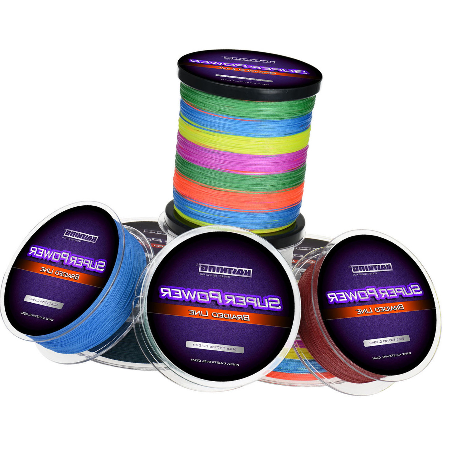 KastKing SuperPower Multi-color Braided Fishing Line
