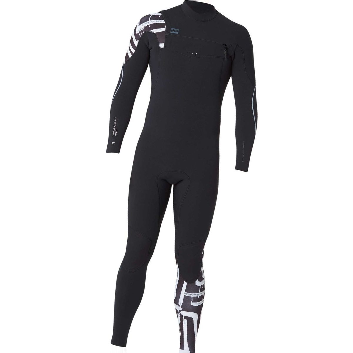 Billabong 3/2 Furnace Carbon Comp Chest Zip Full Wetsuit - Men's