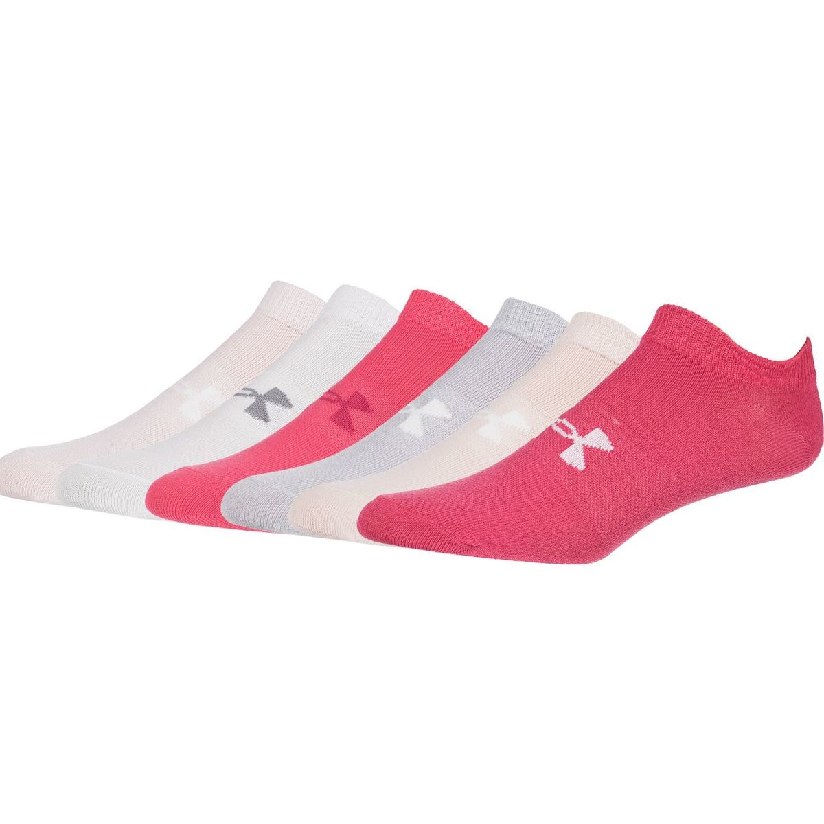 Under Armour Essential No-Show 2.0 Sock - 6-Pack - Women's