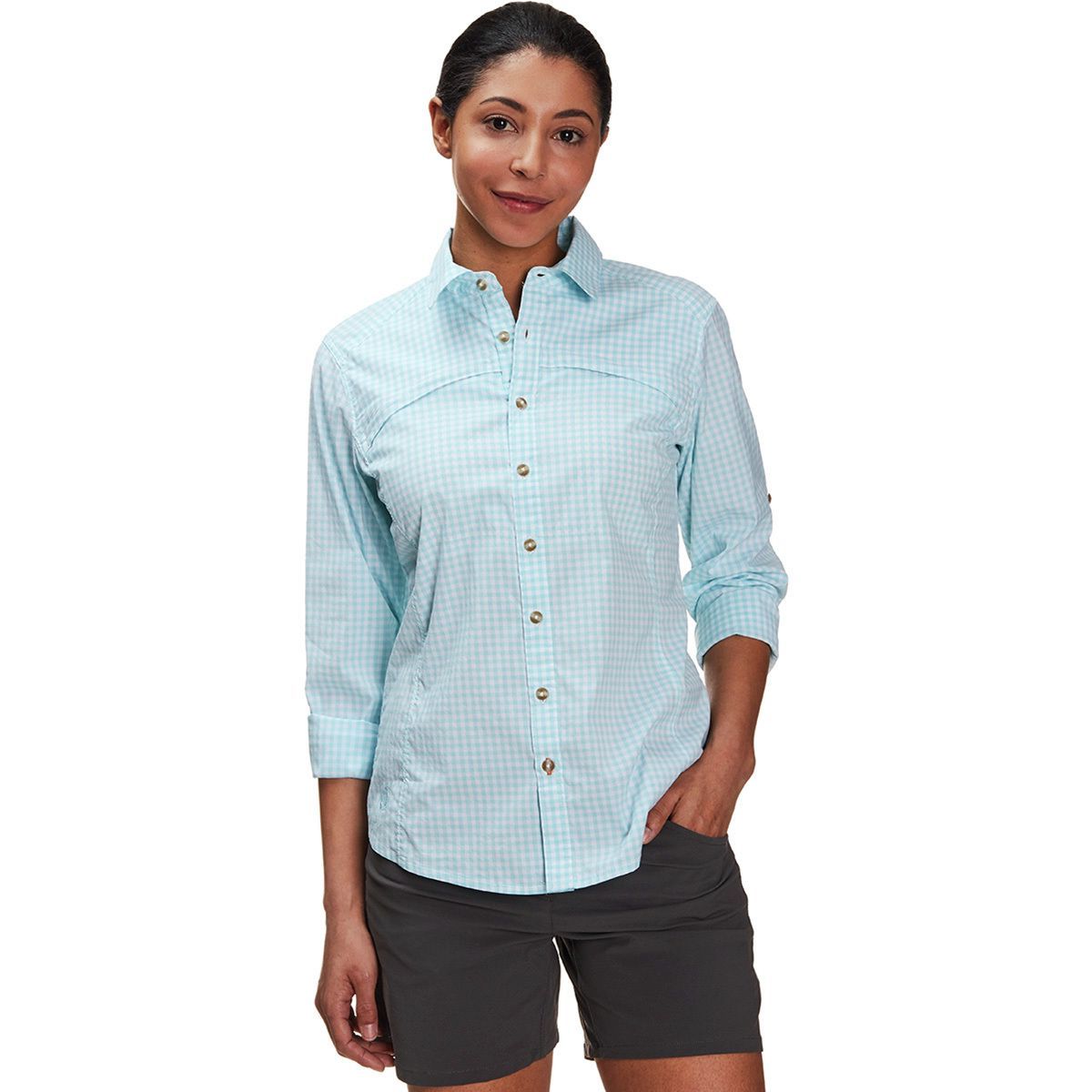 Orvis River Guide Tech Gingham Long-Sleeve Shirt - Women's