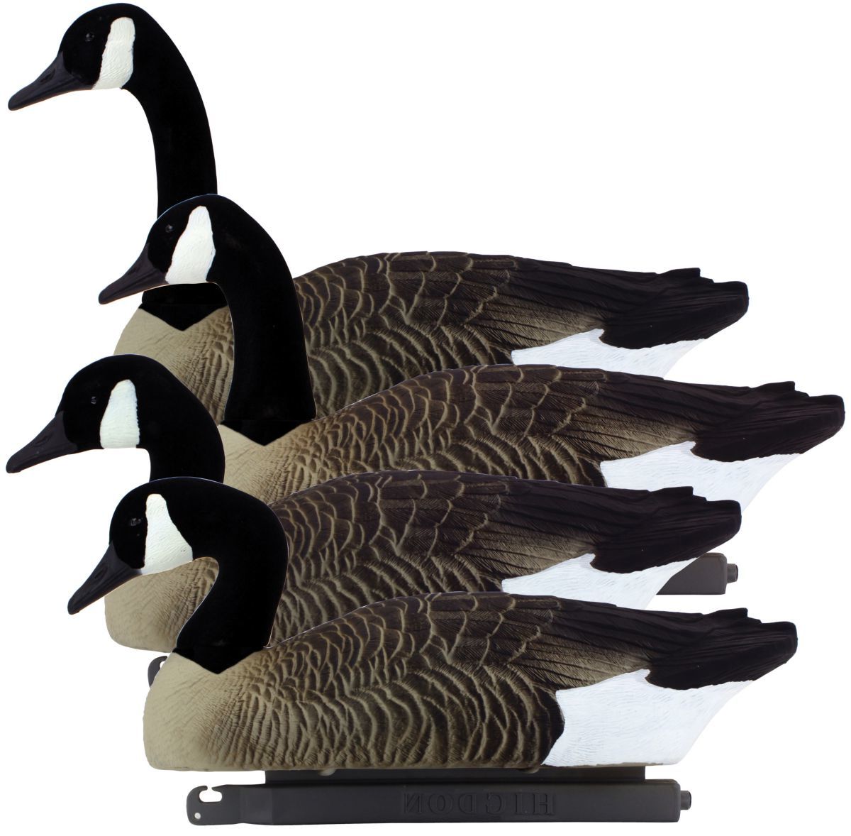 Higdon Outdoors Alpha Canada Goose Foam-Filled Floater Decoys – Four-Pack
