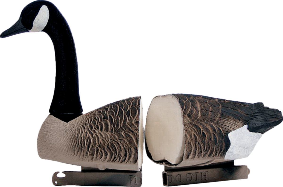 Higdon Outdoors Alpha Canada Goose Foam-Filled Floater Decoys – Four-Pack