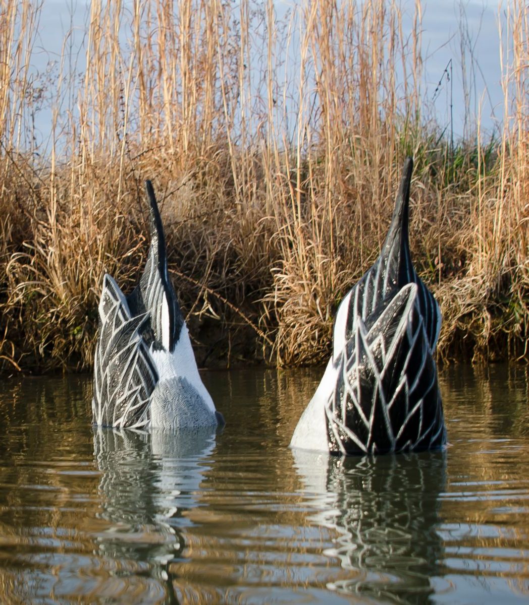 Higdon Outdoors Foam-Filled Magnum Pintail Duck Butt Decoys – Two-Pack