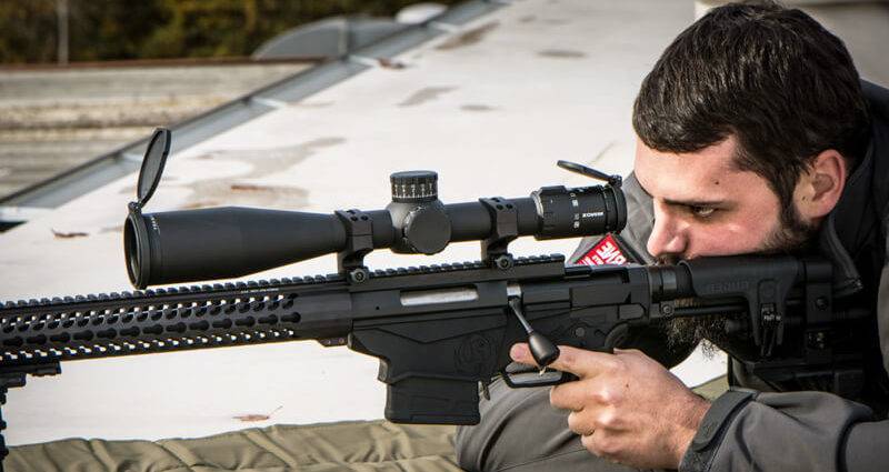 how to set up rifle scope