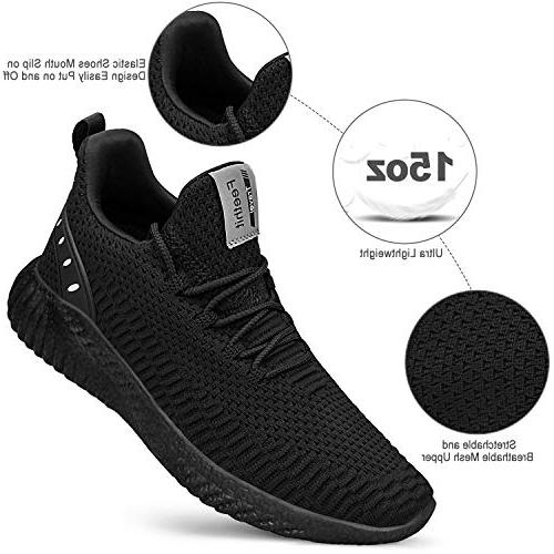Feethit Mens Slip On Walking Shoes Blade Non Slip Running Shoes Lightweight Breathable Mesh Fashion Sneakers Shoes for sand running