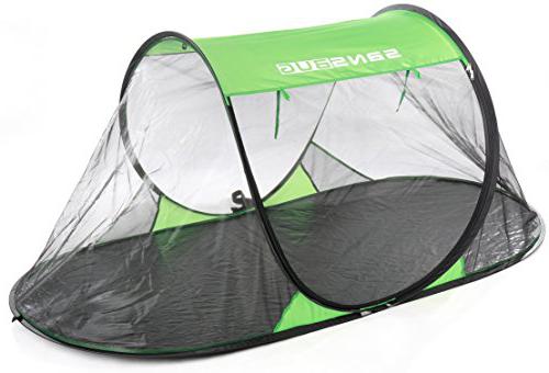 SANSBUG 1-Person Popup Screen Tent (Tarp Floor) Mosquito Tent