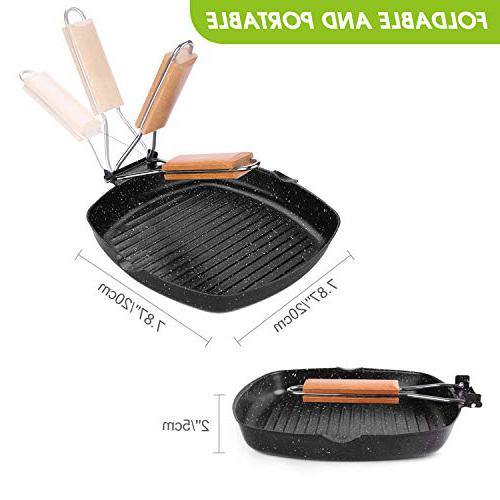 Odoland Camping Cookware camping frying pan