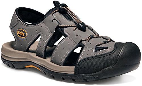 ATIKA Men's Outdoor Hiking Mens Closed Toe Sandals