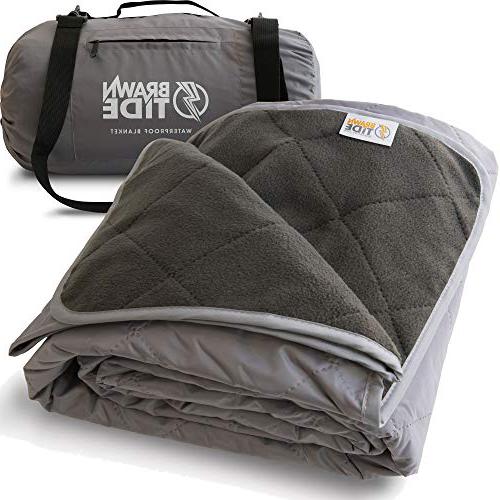 Brawntide Large Outdoor Waterproof blanket for camping