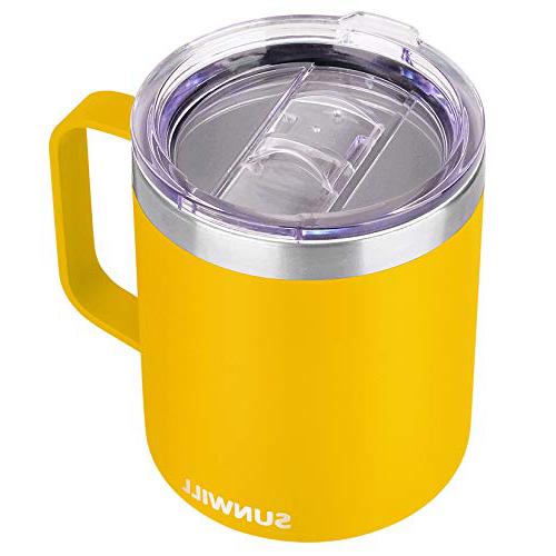 SUNWILL Insulated Coffee Mug with Handle camping cup