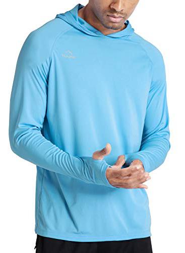 Willit Men's UPF 50+ Sun Protection Hoodie Long Sleeve Hiking Shirt