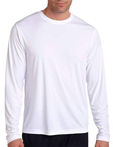 Hanes Men's Cool Dri UPF 50+ Long Sleeve Hiking Shirt