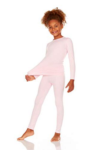 Thermajane Girl's Ultra Soft thermal underwear for kids