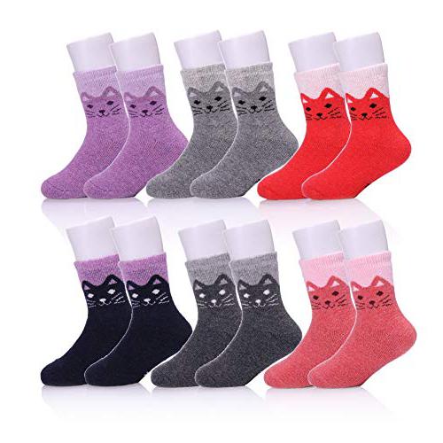 FNOVCO Children's Winter Warm Wool winter socks for toddlers