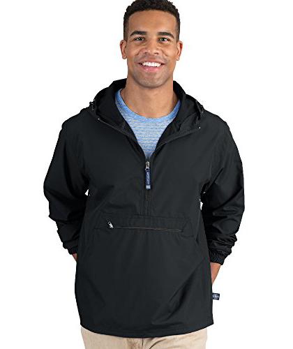 Charles River Apparel Pack-N-Go Wind & Water-Resistant Pullover Mens Running Jackets