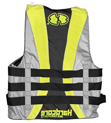 Hardcore Water Sports High Visibility USCG  Life Jacket For Canoeing