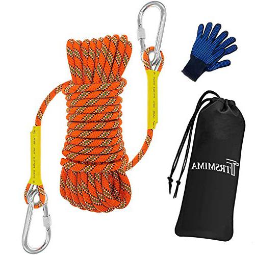 Details about   OXYVAN Rock Climbing Rope,32ft 49ft 65ft 98ft 164ft 10mm Static Rappelling Ro... 