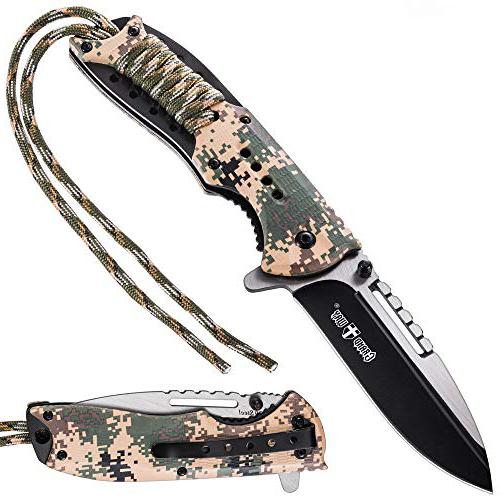 Grand Way Spring Assisted Folding Camping Knife