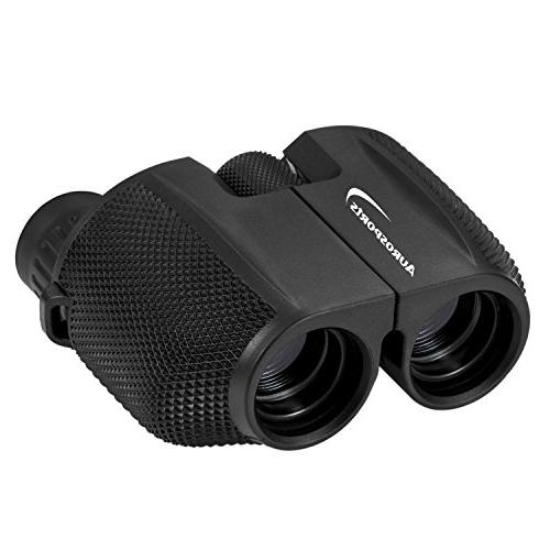 Aurosports 10x25 for Adults and Kids backpacking binoculars