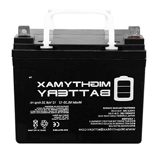 Mighty Max 12V 35AH Replacement 12v trolling motor battery