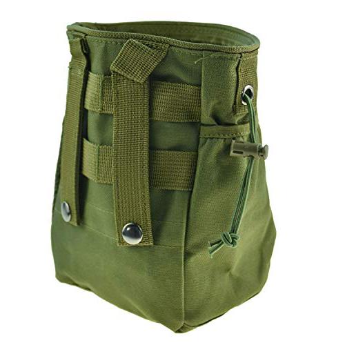 CREATRILL Tactical Molle Drawstring Magazine Dump Pouch ammo for 10/22