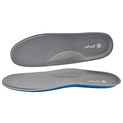 TIESTRA Arch Support Orthotic Cushion Memory Foam backpacking insoles