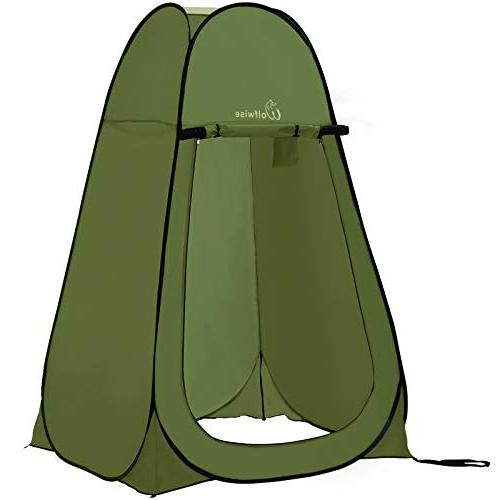 WolfWise Pop-up Tent camping showers