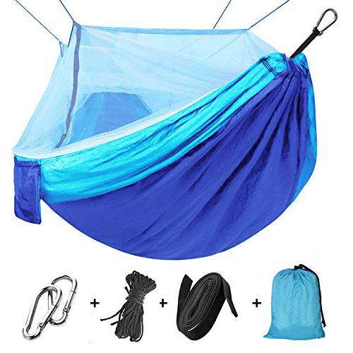 ERUW Parachute Fabric mosquito net hammock